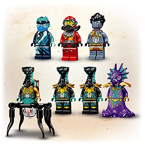 LEGO 71755 NINJAGO Temple of The Endless Sea Building Toy, Underwater Playset with Ninja Kai Minifigure, Gifts for 9 Plus Year Old Boys & Girls