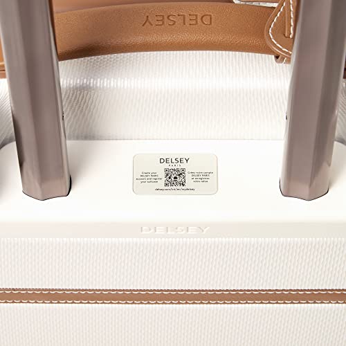 DELSEY PARIS Chatelet Air 2.0 Hardside Luggage with Spinner Wheels, Angora, Checked-Large 28 Inch