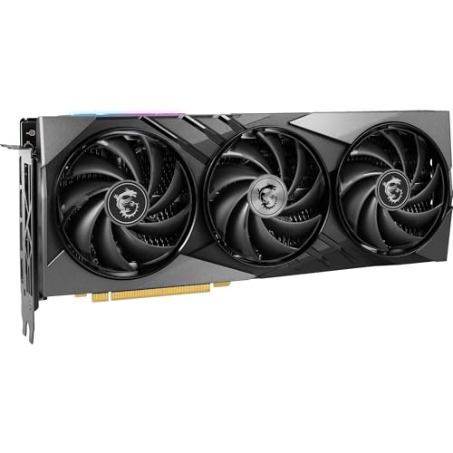 MSI GeForce RTX 4070 Super 12G Ventus 3X OC Gaming Video Card - 12GB GDDR6X, PCI Express Gen 4, 192-bit, 3X DP v 1.4a, HDMI 2.1a (Supports 4K & 8K HDR)