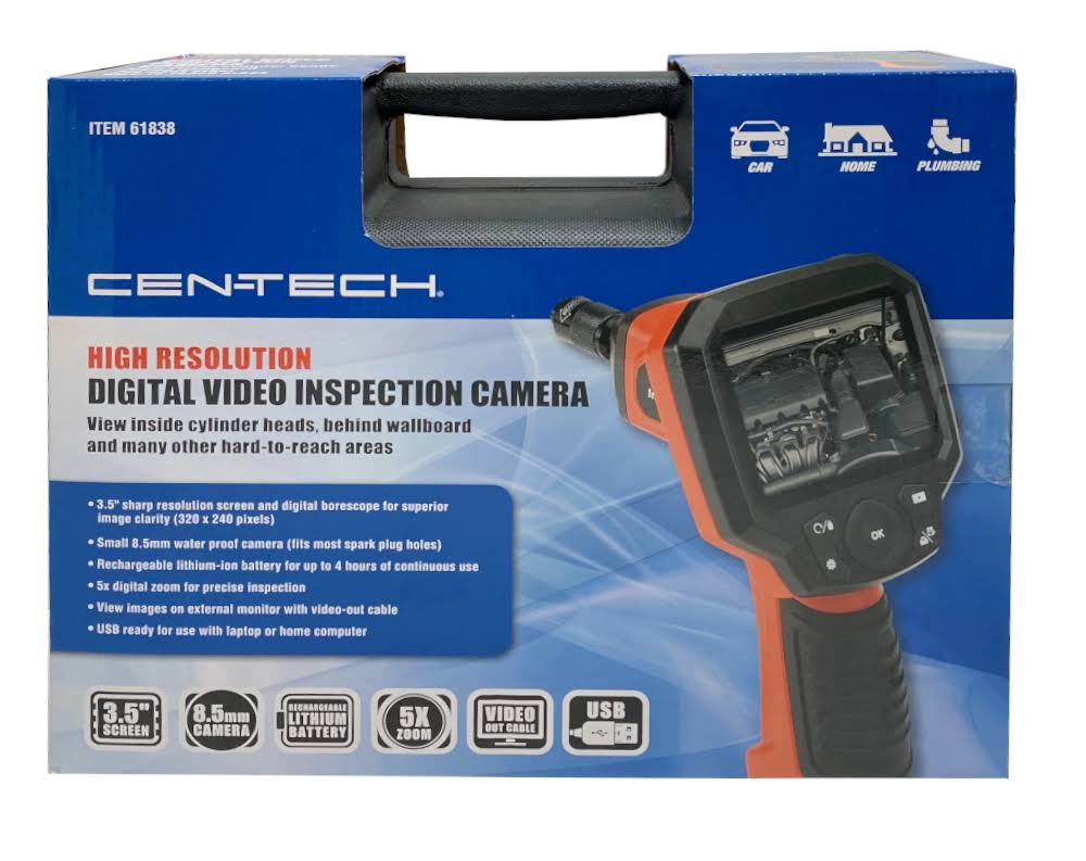 Cen-Tech High Resolution Digital Video Inspection Camera 61838