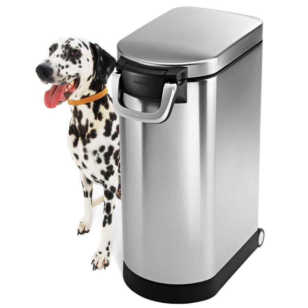 simplehuman X-Large Stainless Steel Pet Food Can - Pet Supplies online store