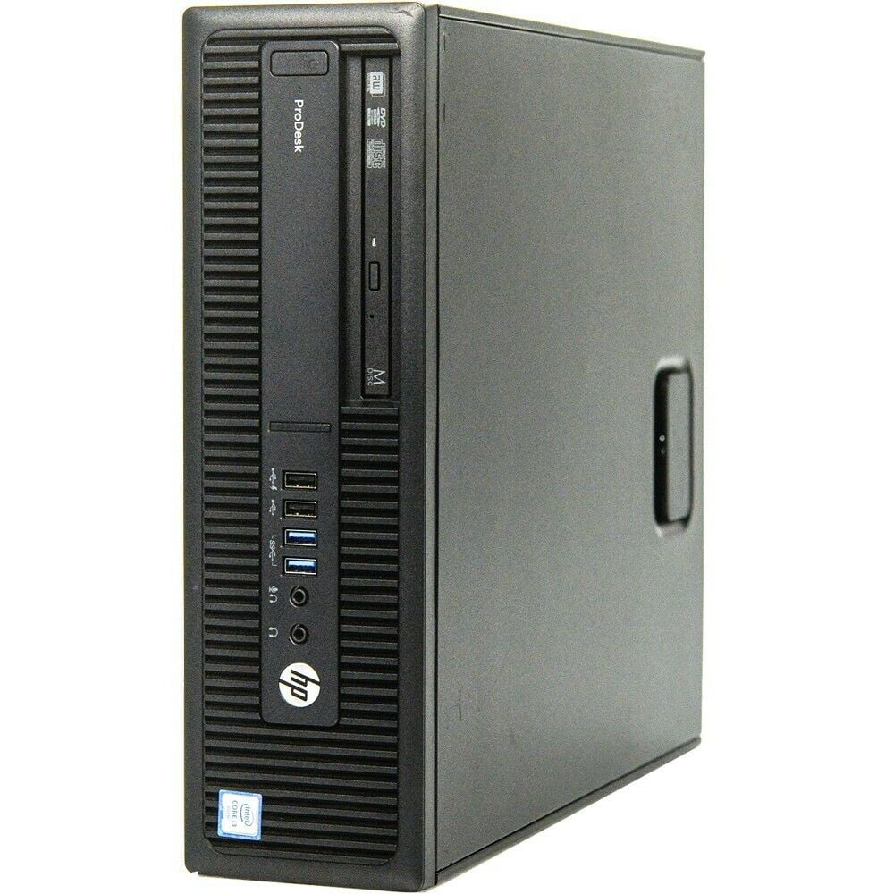 HP 600 G2 Desktop Computer Intel Pentium G4400 3.3GHz CPU 8GB Ram, 240GB SSD, 1TB HDD, New 20" LCD, Keyboard & Mouse, WiFi, DVD, Win10 Pro PC (Renewed)