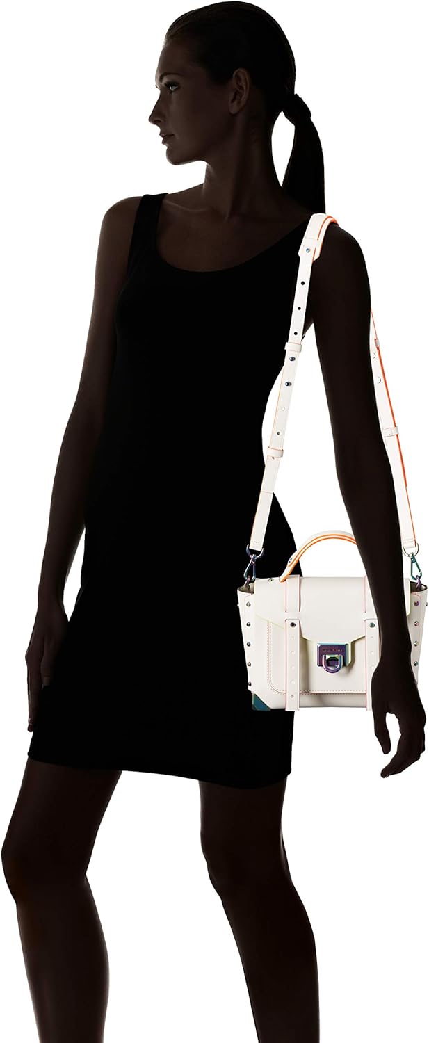 MICHAEL Michael Kors Manhattan Medium Top-Handle School Satchel Optic White One Size