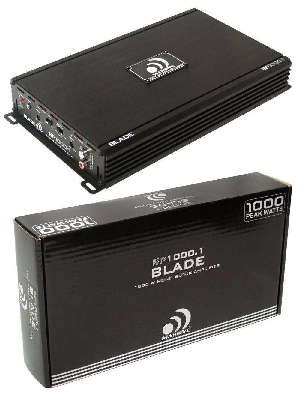 Massive Audio Car Amplifier BP1000.1