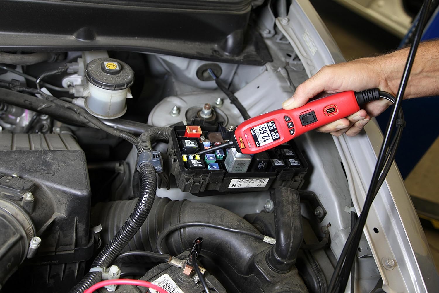 Power Probe IV w/Case & Acc - Red (PP401AS) [Car Diagnostic Test Tool Digital Volt Meter ACDC Current Resistance Circuit Tester Fuel Injector Tester]