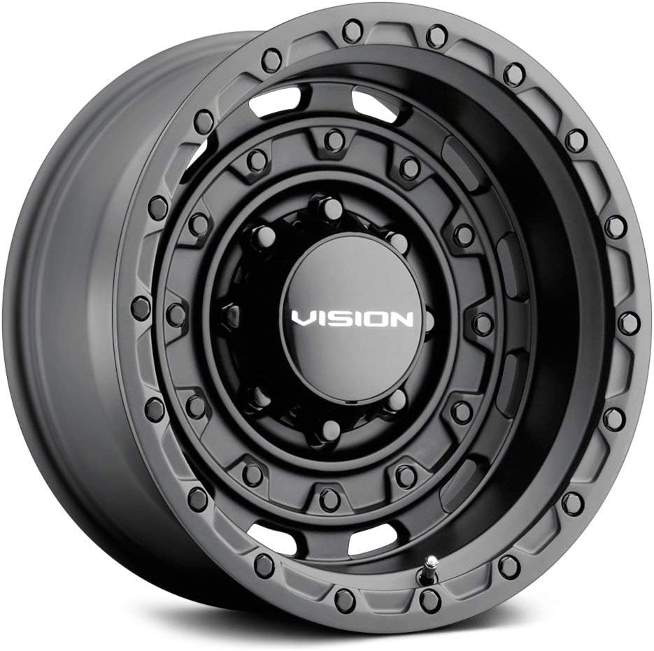 Vision 403 TACTICAL Custom Wheel - 20x9.5, -18 Offset, 5x127 Bolt Pattern, 78.1mm Hub - Satin Black Rim