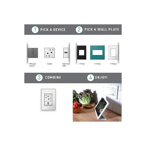 Legrand ADWR700RMTUW1 Whisper Dimmer 700W Wi-Fi Ready Master