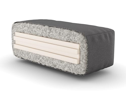 Maui Gold 8 Inch Cotton & Foam Futon Mattress - Black (Full Size, 54" x 75")
