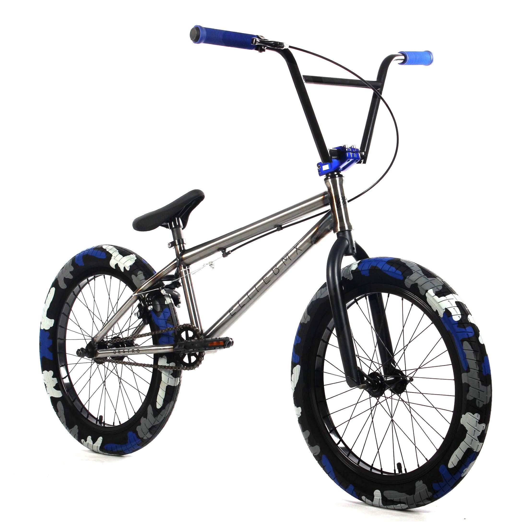 2021 Elite BMX Destro Lightweight Freestyle BMX Bike Bicycle Raw Camo