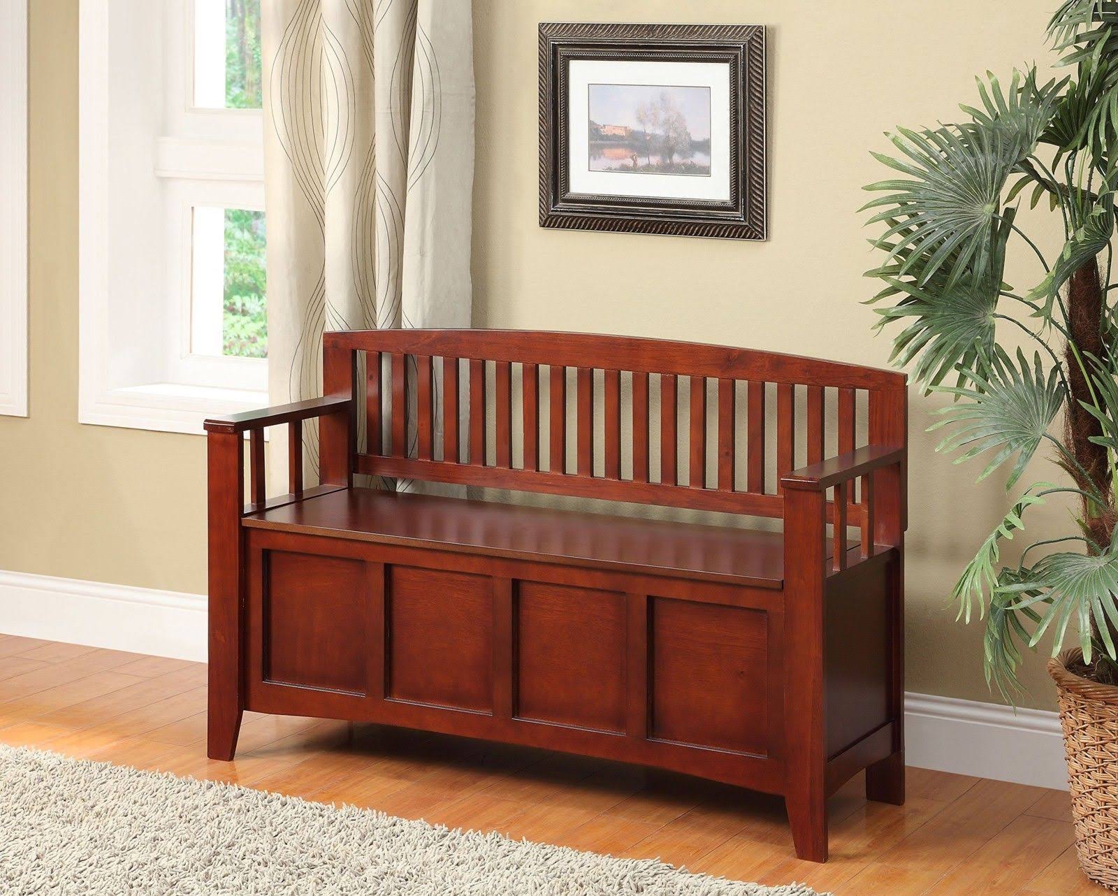Linon Home Decor Cynthia Storage Bench