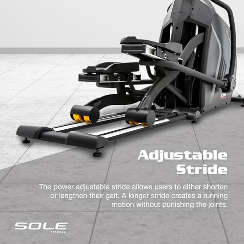 SOLE Fitness Elliptical Exercise Machines, Models E25, E35, E95, E95S, E98, Elliptical Machines for Home Use, Home Exercise Equipment for Cardio Training, Work from Home Fitness Stepper Machine