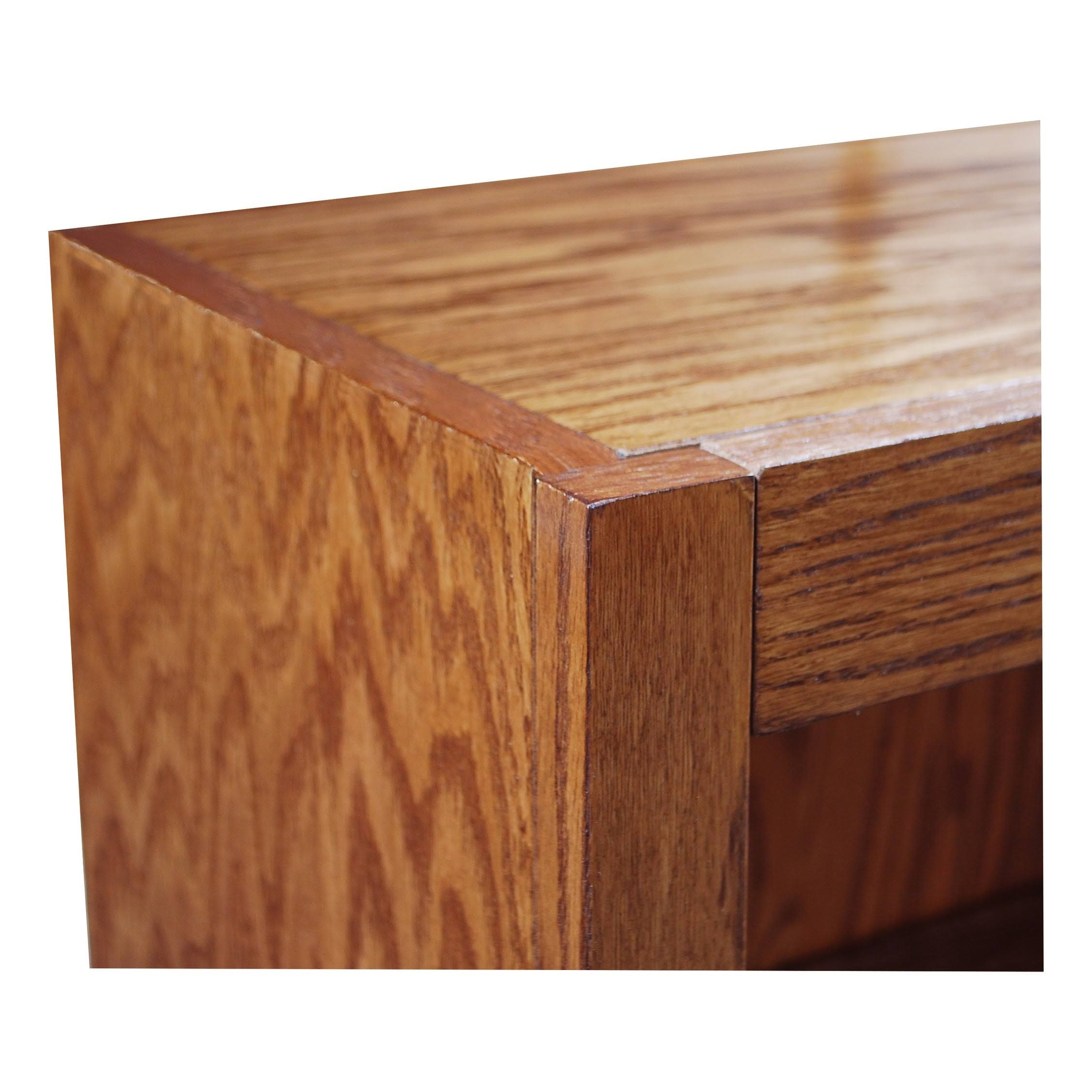 Concepts in Wood Double Wide Bookcase 8 Shelves Espresso