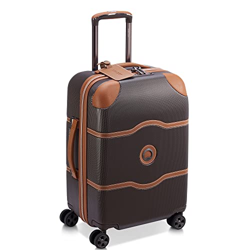 DELSEY PARIS Chatelet Air 2.0 Hardside Luggage with Spinner Wheels, Angora, Checked-Large 28 Inch