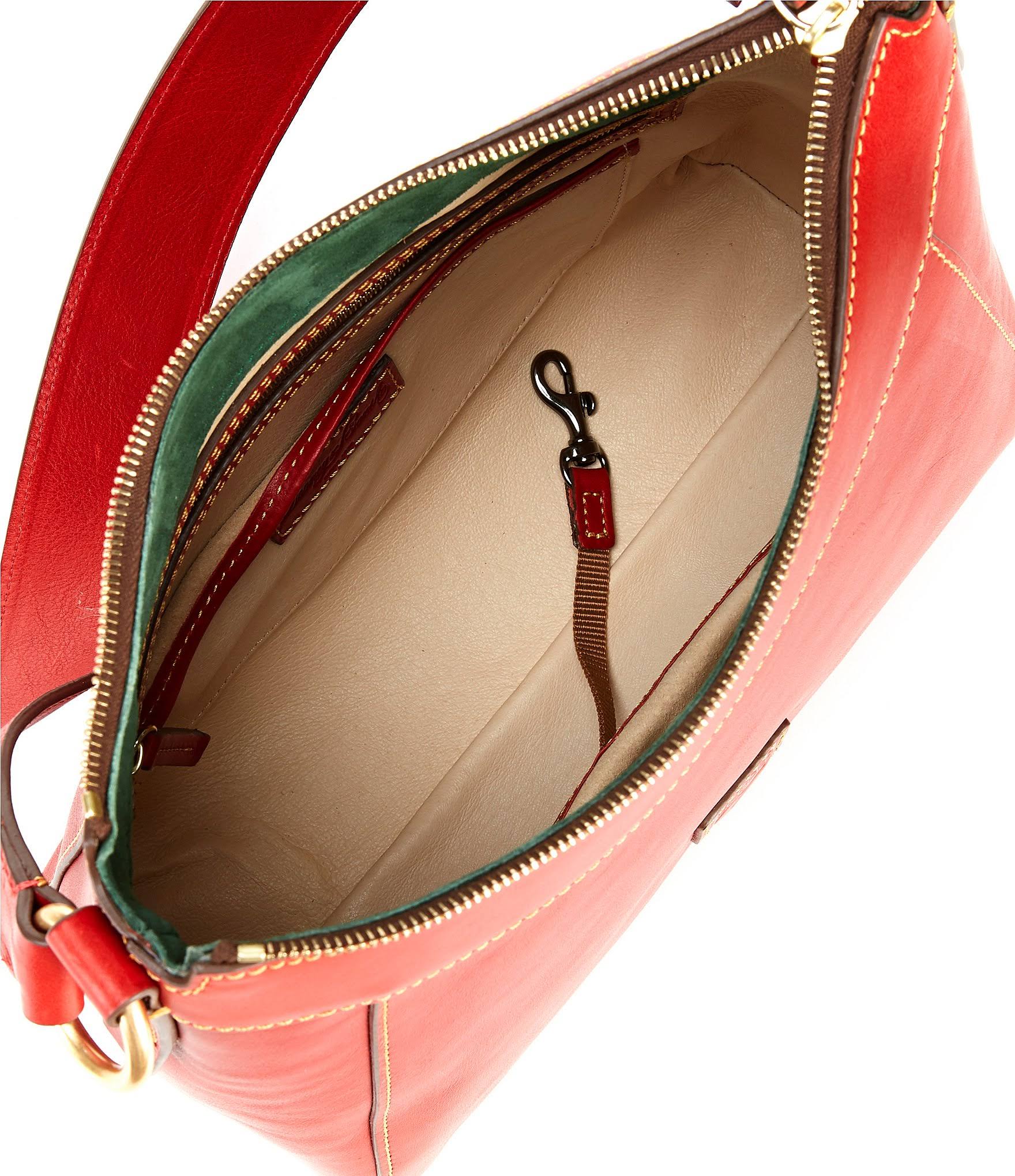 Dooney Bourke Florentine Collection Large Cassidy Hobo Bag - Ecru