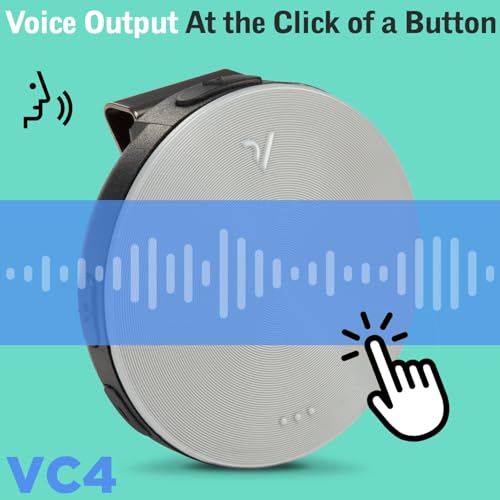Voice Caddie VC4 Golf GPS Range Finder with Voice Output of Distance, Auto Slope, and Active Green Info on 40,000+ Courses - 8 Hours of Battery Life
