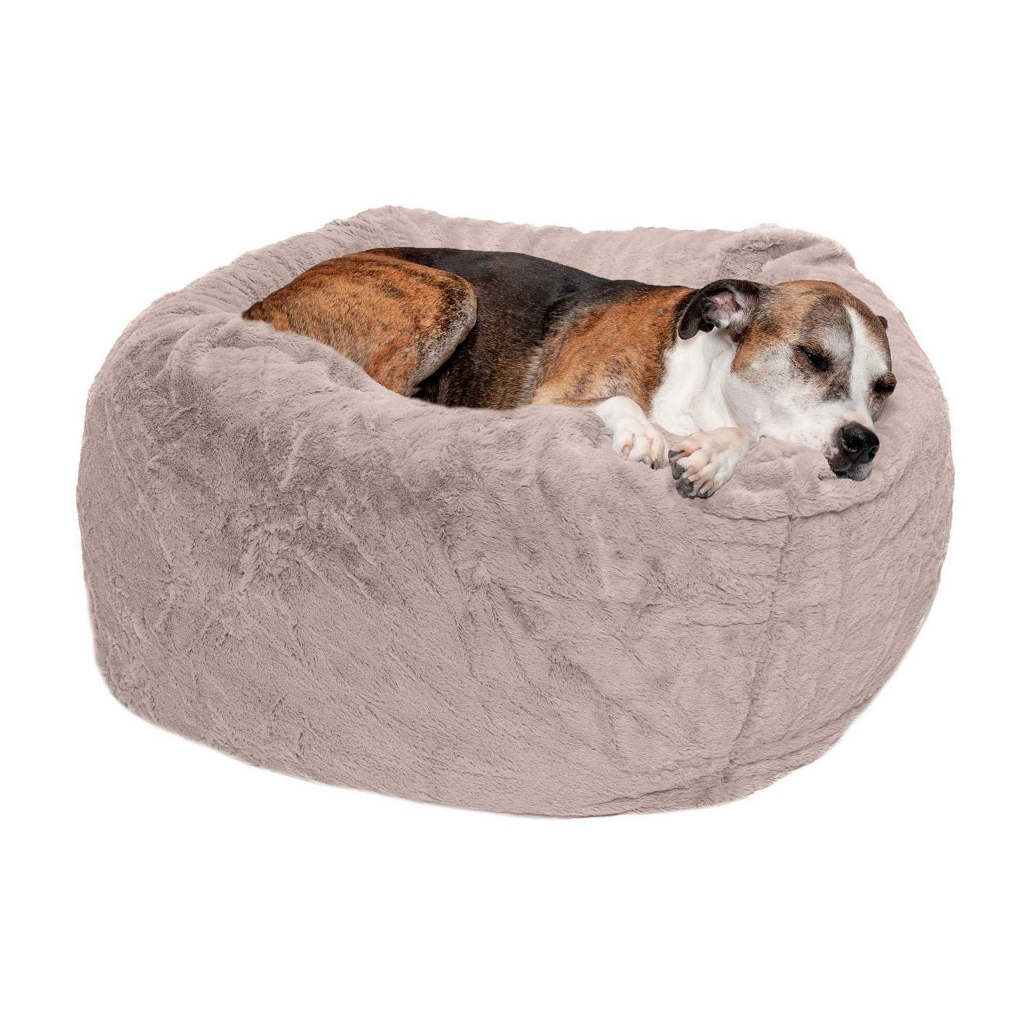 FurHaven Pet Round Plush Ball Dog Bed - Pet Supplies online store