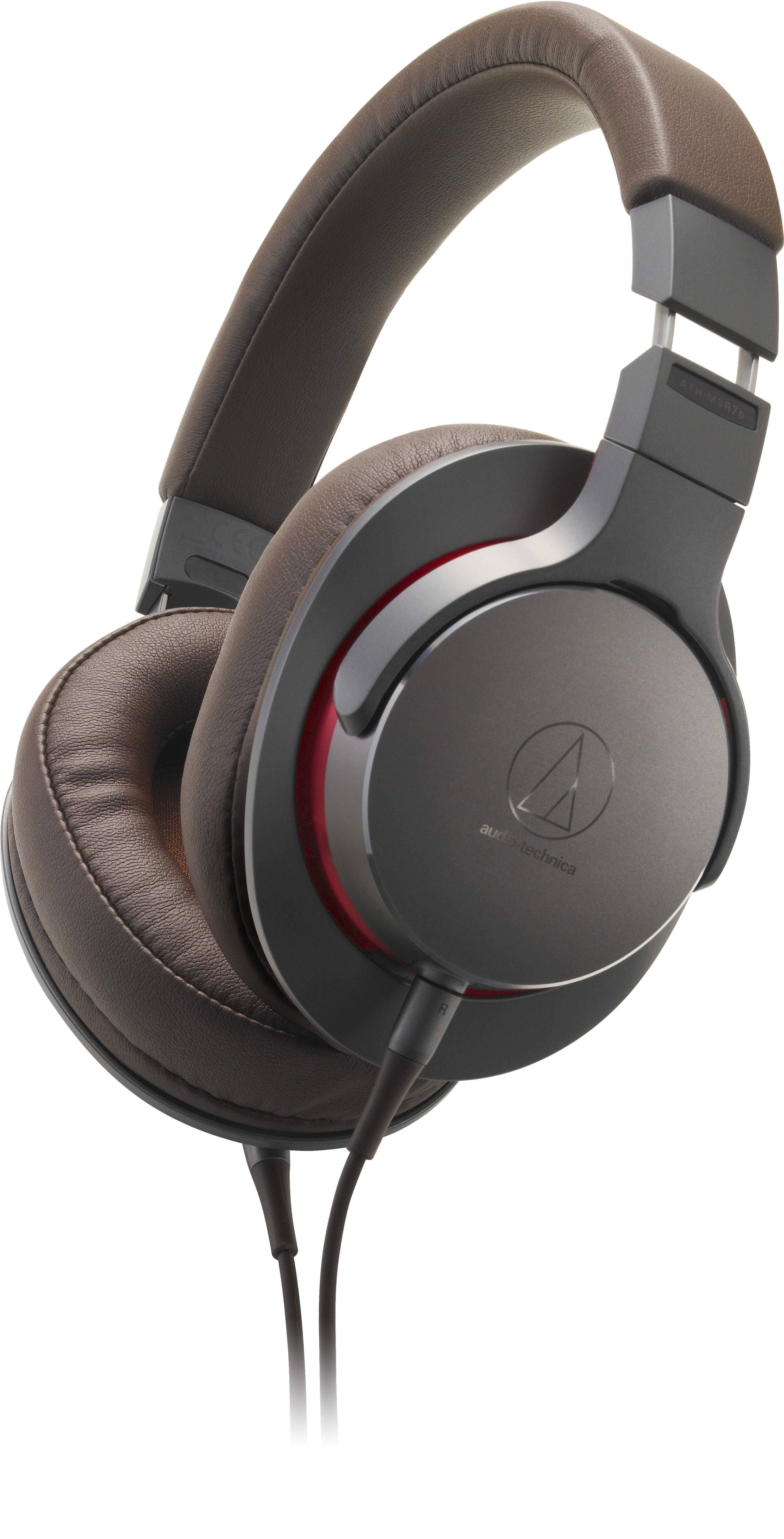 Audio-Technica ATH-MSR7b Over-Ear High-Resolution Headphones, Gunmetal