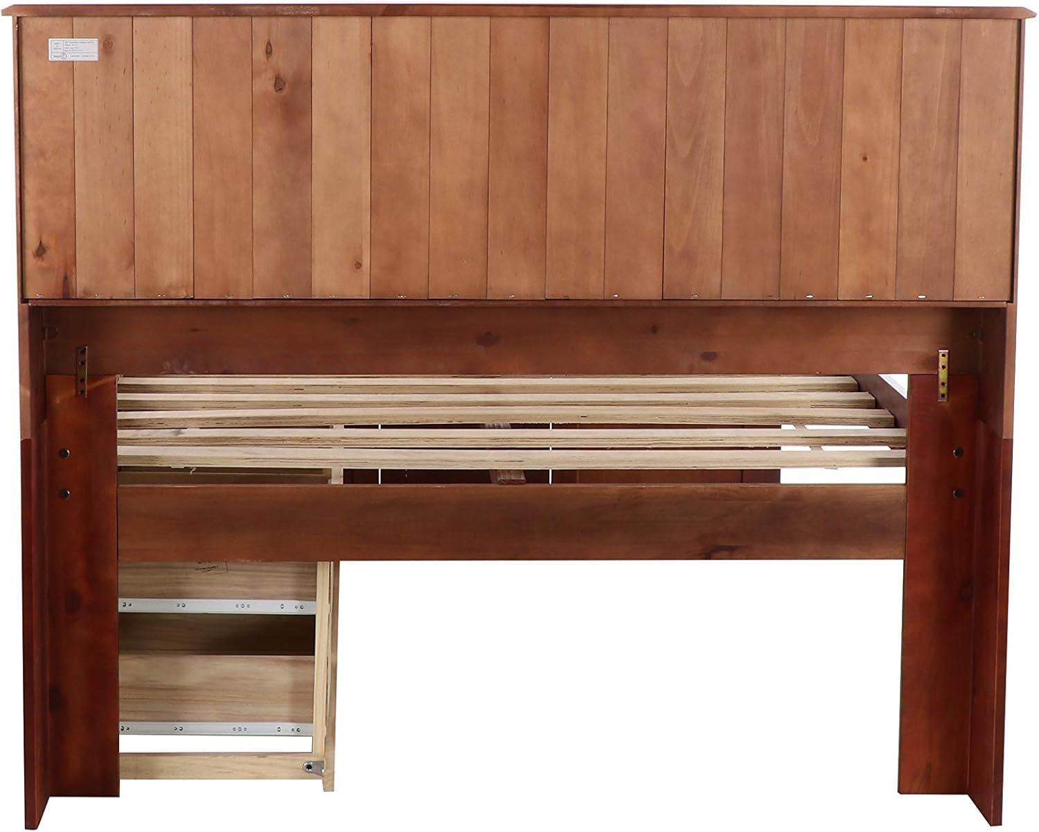 Discovery World Furniture Full Bookcase Bed with 6 Drawers Merlot