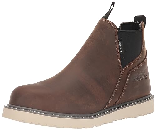 Wolverine Men's Trade Wedge Waterproof Steel Toe Romeo Construction Boot
