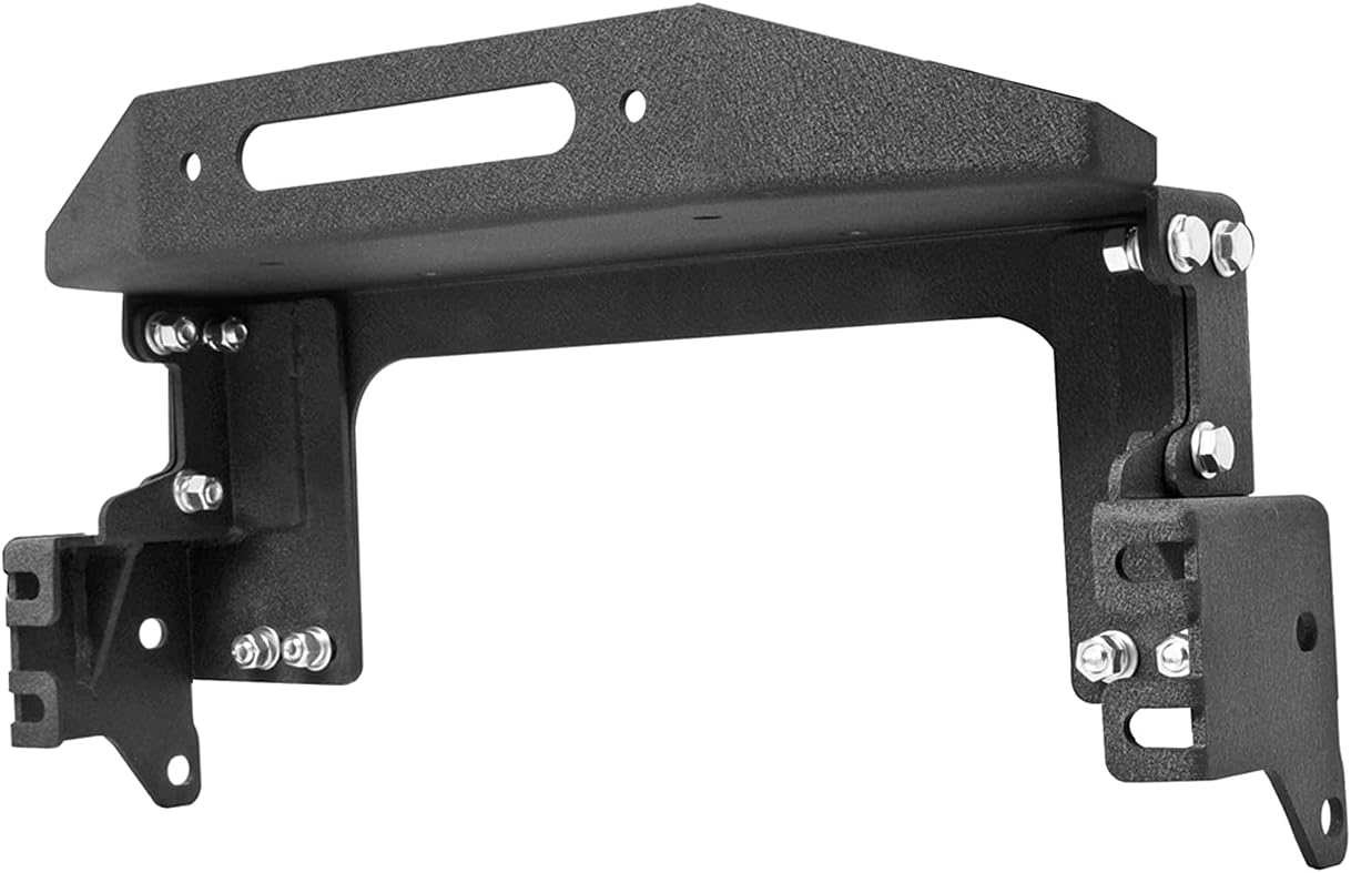 Tidal Winch Mounting Plate for Factory Front Bumper for Wrangler JL 2/4DR 2018-2022