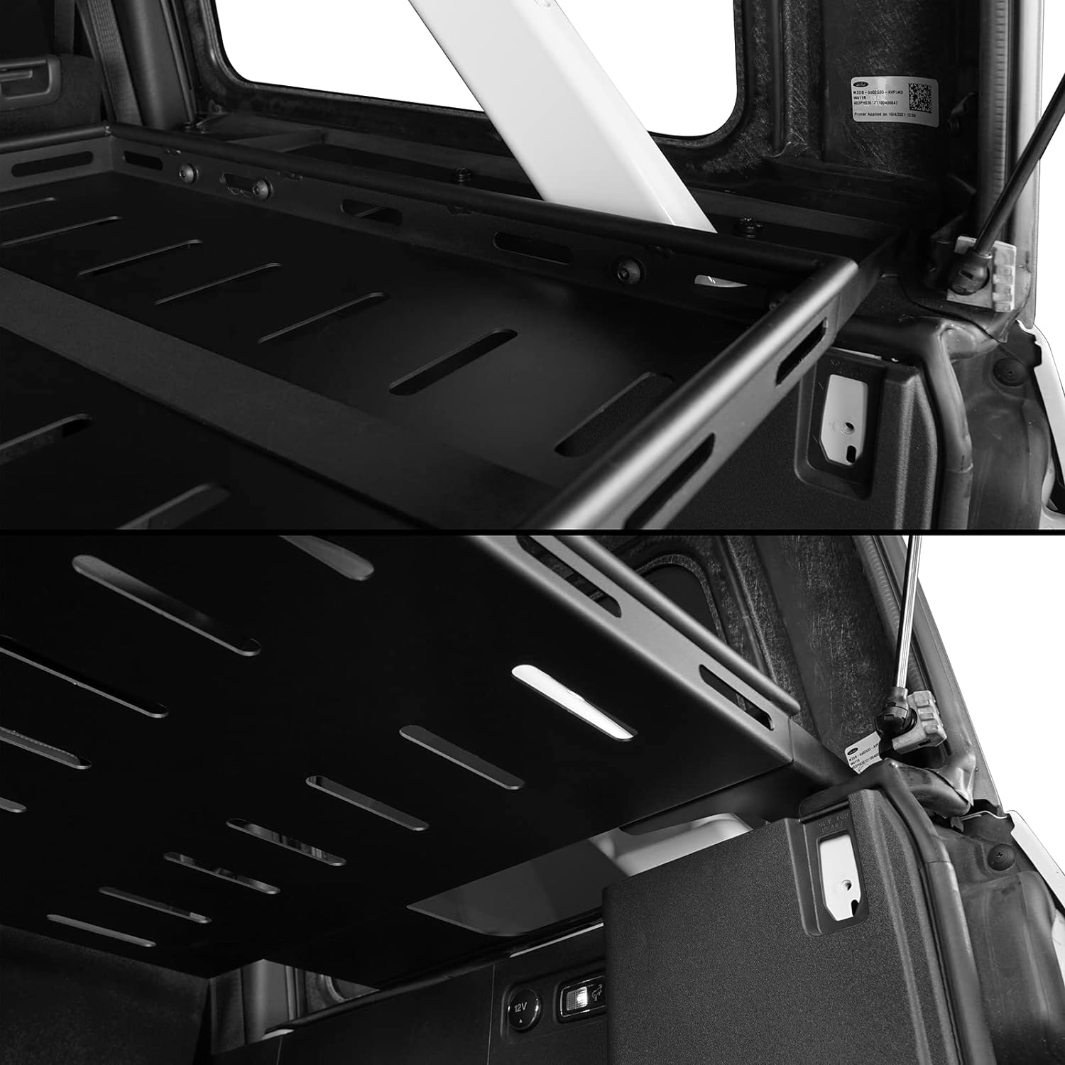 u-Box Bronco Rear Cargo Rack Interior Trunk Organizer Basket Compatible with Ford Bronco 2021 2022 2023 2024 4-Door Hardtops (Exclude Sport Models) - Bronco Storage Accessories
