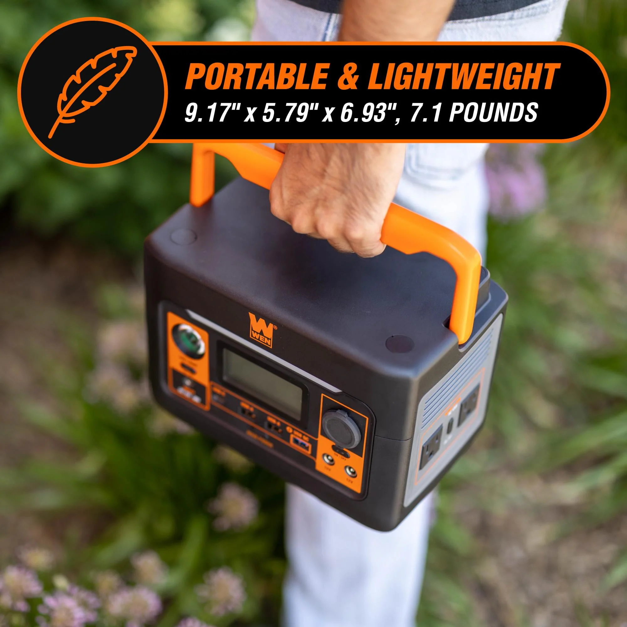 WEN 300-Watt 269Wh Lithium-Ion Power Station and Battery-Powered Inverter Generator