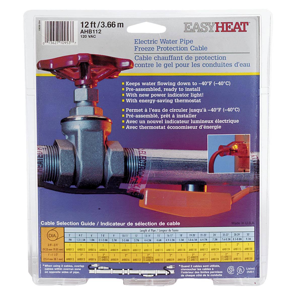 12ft Pipe Heat Cable