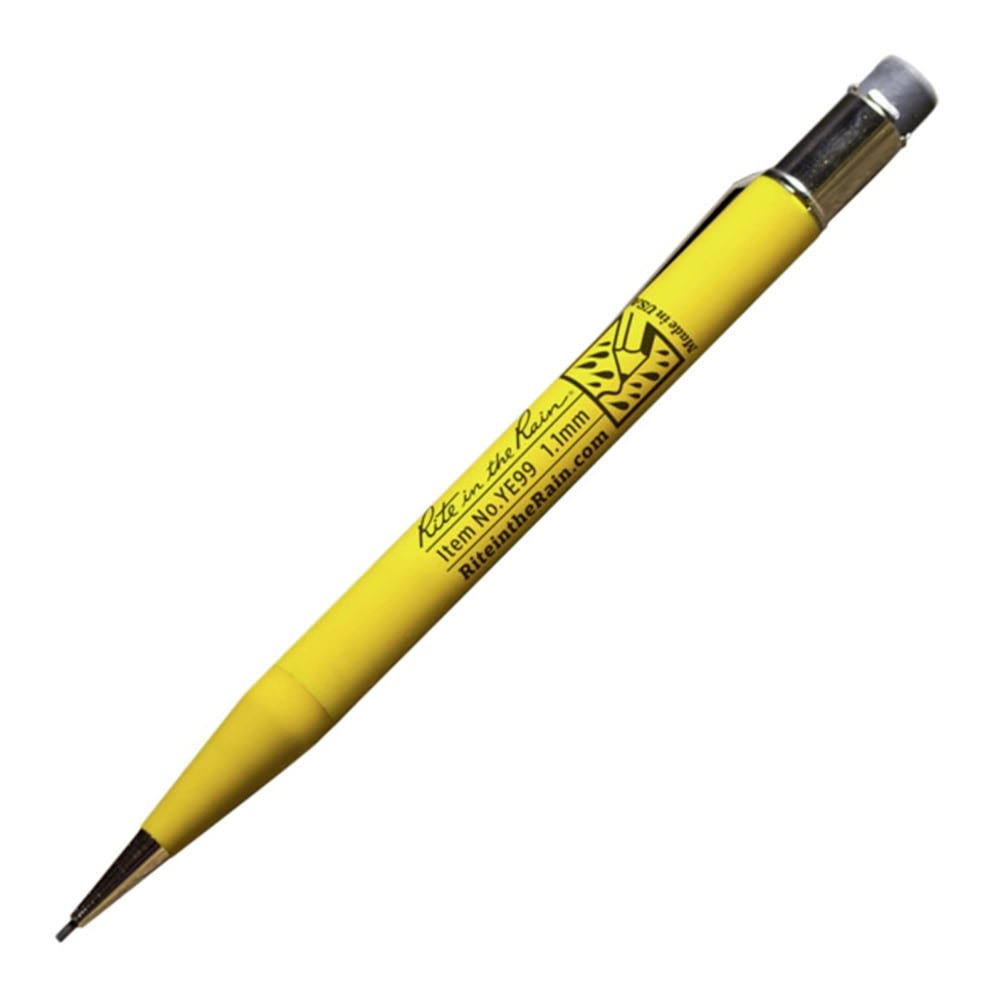 Rite in The Rain Ye99 Mechanical Pencil, Yellow - Quantity 6