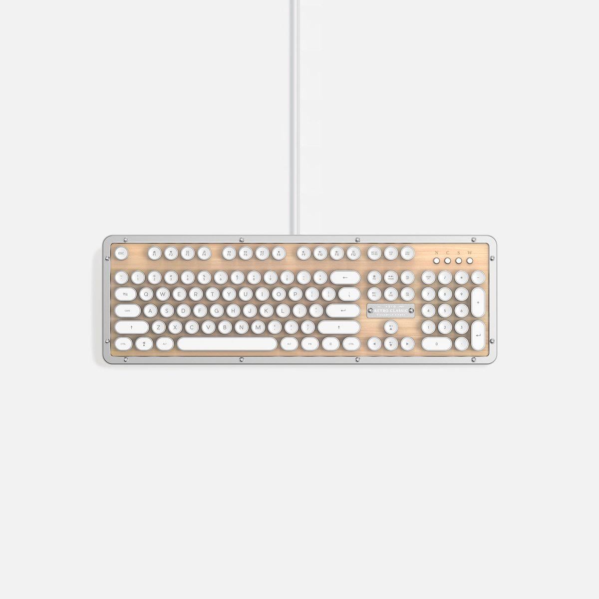 Azio Retro Classic Artisan USB Keyboard