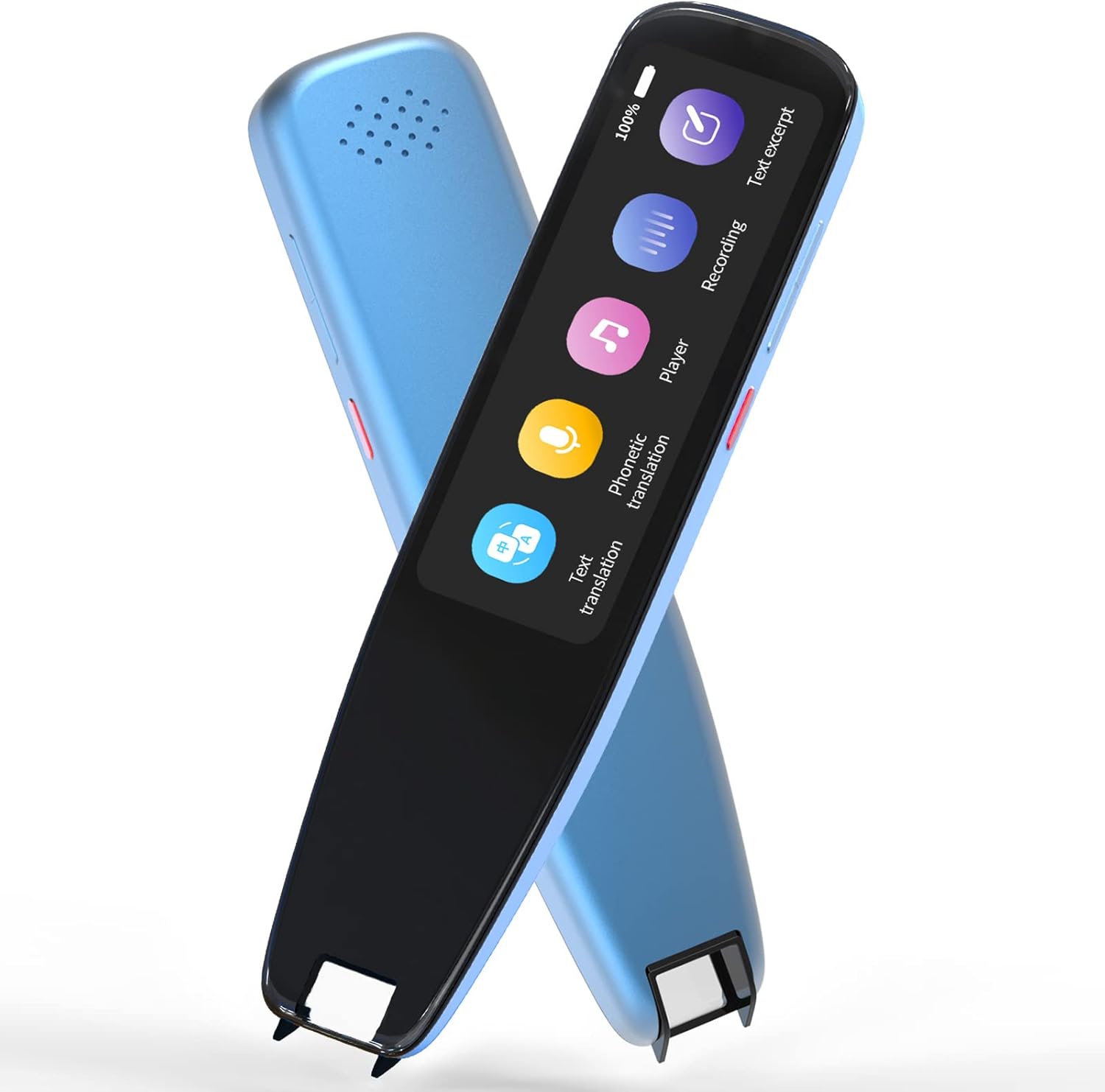 ScanReader Pen, NEWYES Scanning Pen Language Translator Device OCR Digital Reading Pen Support Text&Phonetic Multilingual Translation (Pen 3.0)