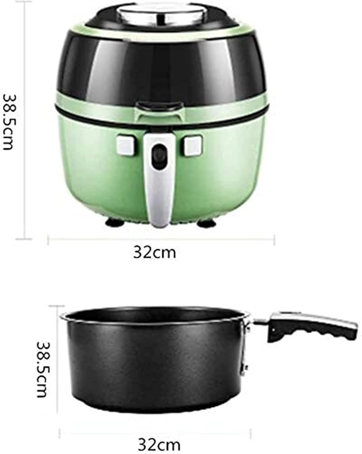 Air Fryer for Home Use 6.5 Liter Capacity Air Fryer Household Automatic Intelligent Oil Free Smokeless Air Energy Oven for Roasting Grilling Baking Comfortable anniversary