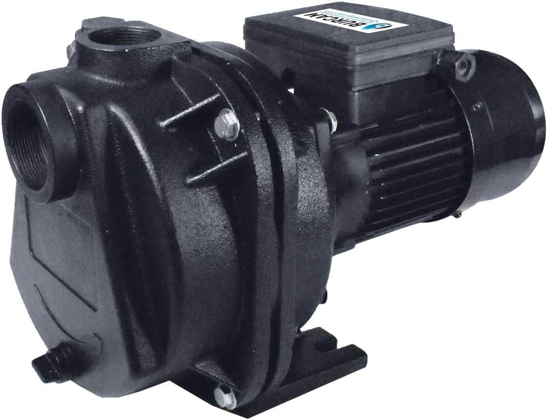 B BURCAM QUALITY PUMPS SINCE 1978 700518ZN 2HP Heavy Duty Sprinkler Pump (Brass Impeller)