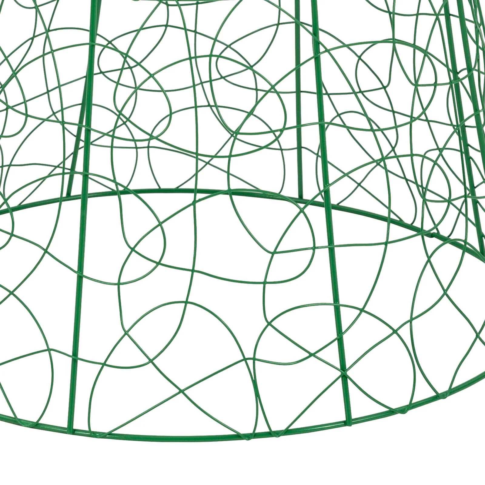 20PCS Garden Chicken Wire Cloche Plant Protector and Cover Iron Black/Green 12.99"H×15.75"
