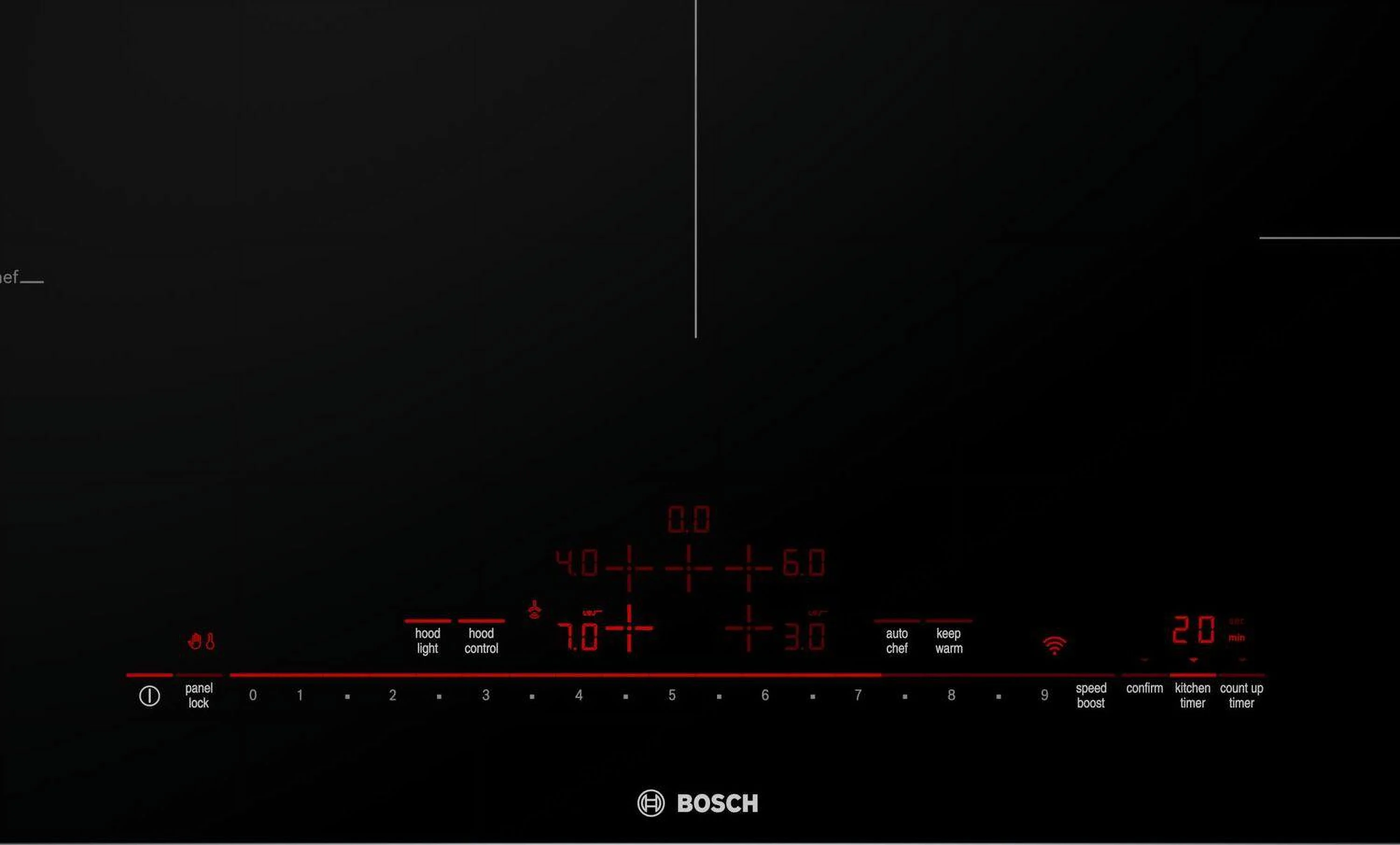 Bosch Nit8660uc 800 Series 36" Wide 5 Burner Induction Cooktop - Black