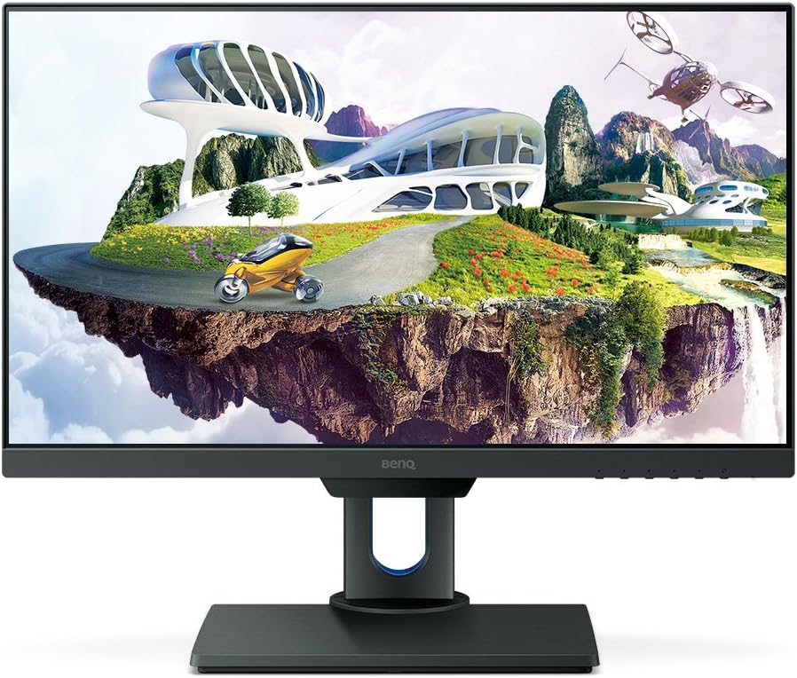 BenQ PD2705U 27 inch 4K UHD IPS Monitor USB-C, 99% sRGB and Rec.709, HDR10, Ergonomic Design, Eye-Care, Built-in Speakers