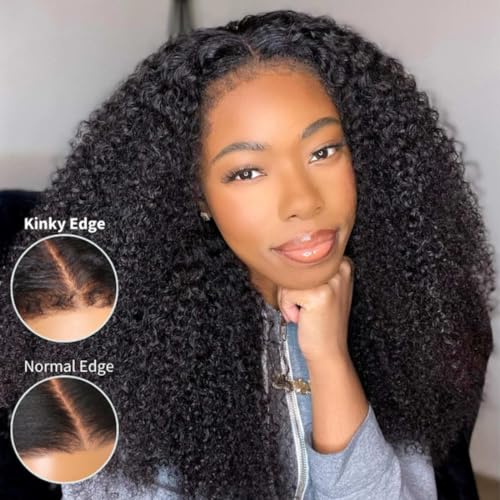 Beauty Forever 12inch Curly Glueless Wigs Human Hair 7X5 Bye Bye Knots Wear and Go Bob Wig with Reddish Brown,Pre Plucked Pre Cut HD Lace Short Curly Wig for Women 150% Density 33B Color