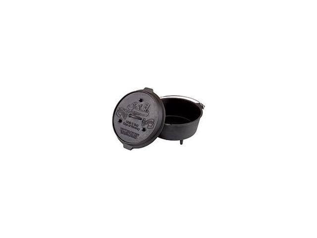Camp Chef 12 inch Cast Iron Deep Dutch Oven With True Seasoned Finish, Size: 8 qt