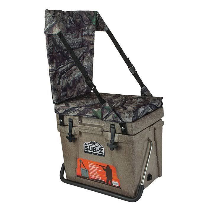 Nash Sub Z Cooler with High Back Seat, Camoflage, 23 quart