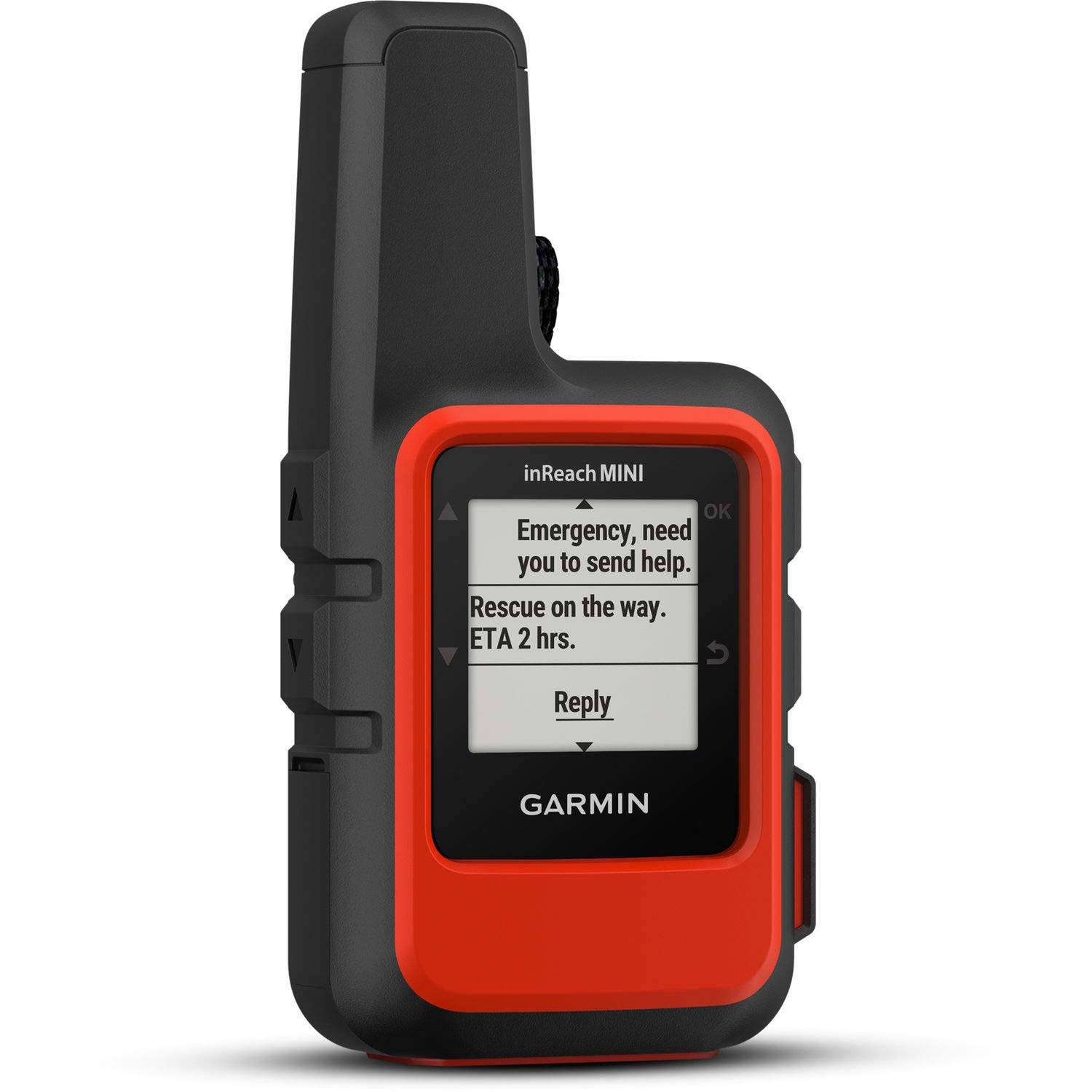 Garmin inReach Mini Satellite Communicator (Orange) (satellite Subscription Required) Base Accessory Kit