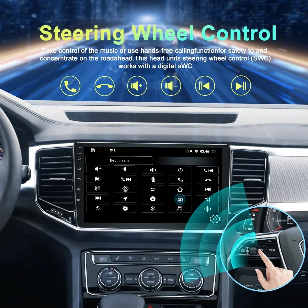 4-64GB Android13 For Subaru Forester 2008-2012 Carplay Car Stereo Radio GPS Wifi