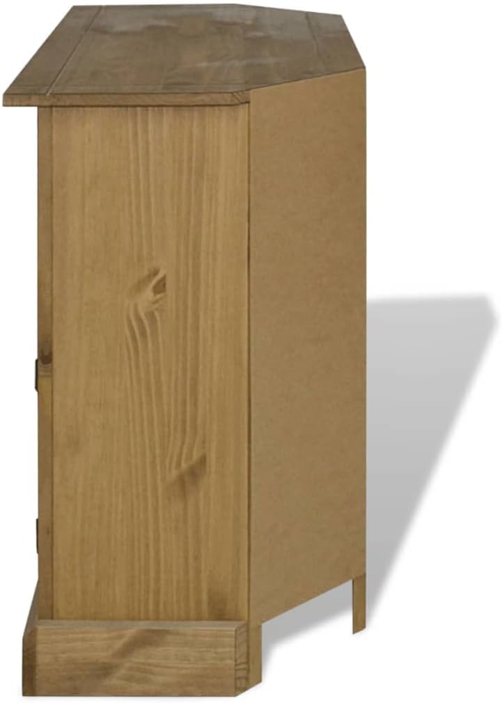 Console Table,Entryway Table with Storage,Console Table with Drawers,with 1 Cabinet and 1 Compartment,for Living Room, Hallway, Foyer, Kitchen, Mexican Pine Corona Range 31.5"x16.9"x30.7"