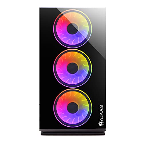 Gaming PC Desktop Tower - Intel i7 Quad Core Processor Upto 4.0GHz - 32GB DDR4 RAM 1TB SSD - AMD Radeon RX 580 8GB GDDR6 - RGB Keyboard Mouse - WiFi Ready - Windows 10 Pro