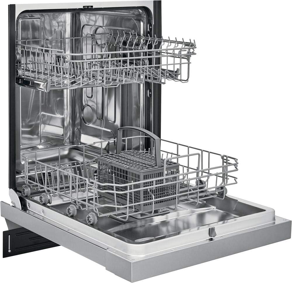 Frigidaire FFBD2420US 24" Built-in Dishwasher with Stainless Steel Drum 14 Place Settings 4 Cycles in Stainless Steel