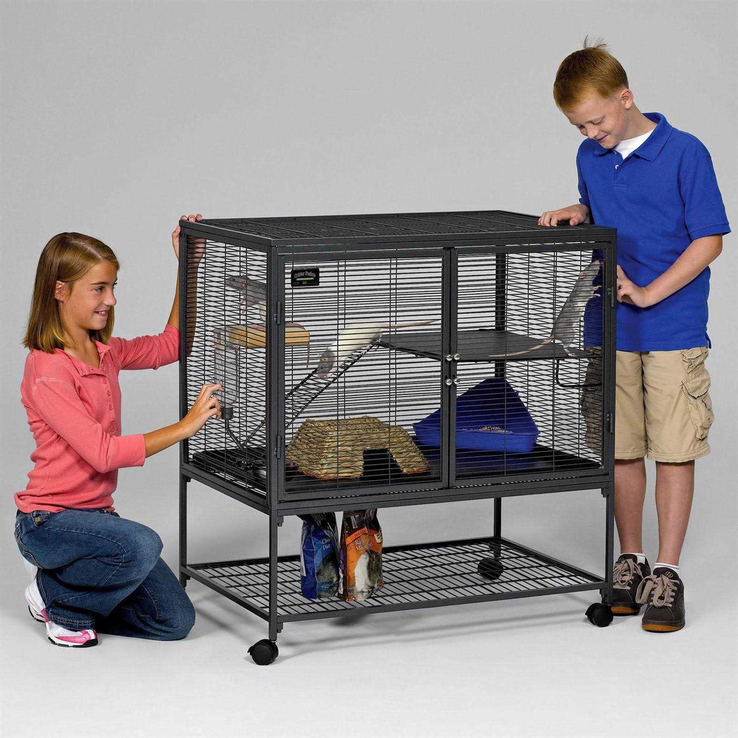Midwest Deluxe Critter Nation Single Unit Small Animal Cage - Pet Supplies online store