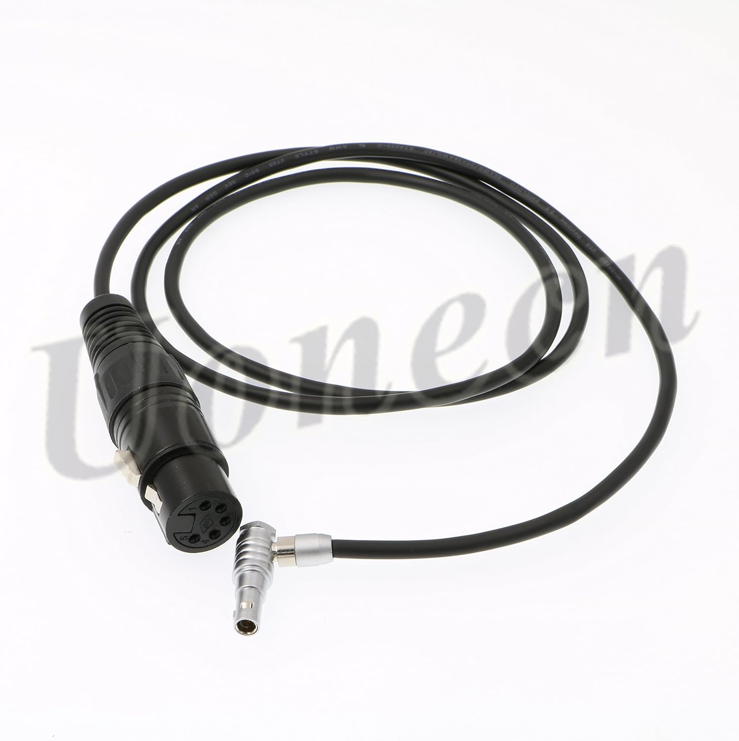 Uonecn ARRI Alexa Mini Camera Audio Cable XLR 5 pins Female to Right Angle 5 pin Male Plugs Alexa Reach Mini Audio Cable