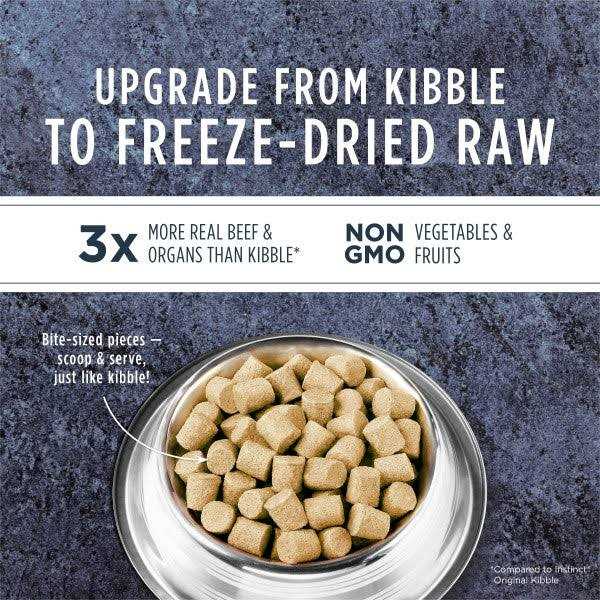 Instinct Freeze Dried Raw Meals Grain Free Recipe Dog Food - Pet Supplies online store