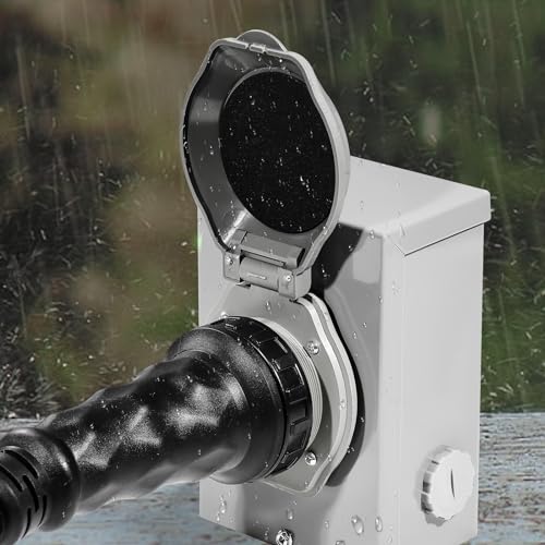 VEVOR 200A Generator Transfer Switch, 48000W Manual Transfer Switch, Heavy Duty Double-Throw Power 120/240V, Meeting NEMA 3R Standards, for Outdoor, Indoor, and Portable Generator ETL Certification