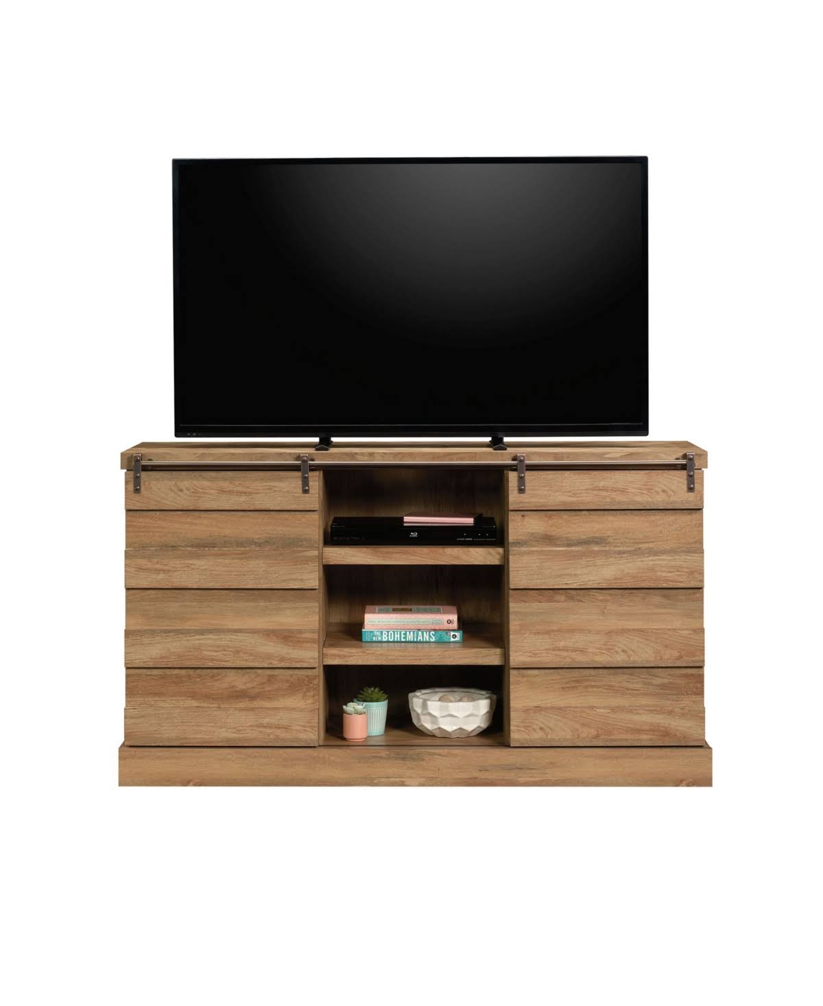 Sauder Cannery Bridge Credenza - Sindoori Mango