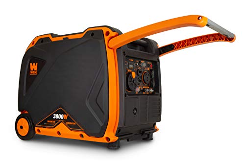 WEN Quiet 6800-Watt Dual Fuel RV-Ready Electric Start Portable Inverter Generator with Fuel Shut Off and CO Watchdog for Electric Vehicle Backup (DF680iX)