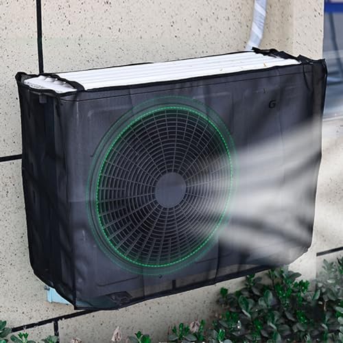 Air Conditioner Cover Heavy Duty AC Window Unit Cover, Universal AC Rain Cover Air Conditioner Sun Shade Cover Anti-Snow Protective Cover, Outdoor AC Units Protection Heat Pump Unit Cover